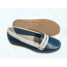 Classic Comfort Lady Shoes with Flat TPR Outsole (SNL-11-018)